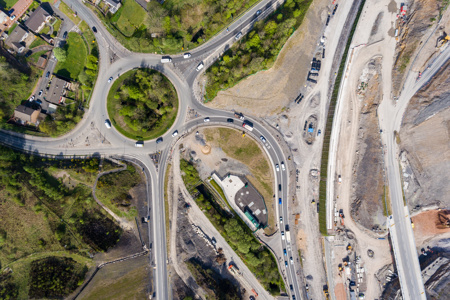 Major roadworks needing series 600 testing