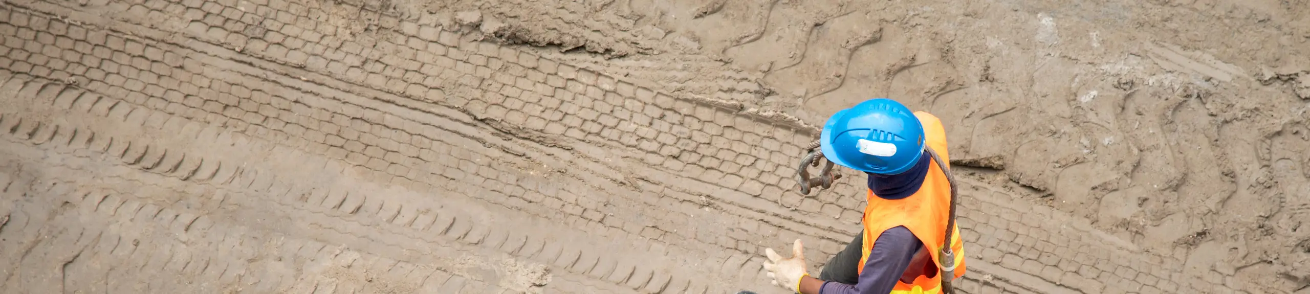 A construction worker walking A construction worker walking